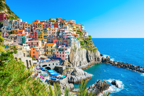 Cinque Terre; w czasie pobytu w Unii Europejskiej