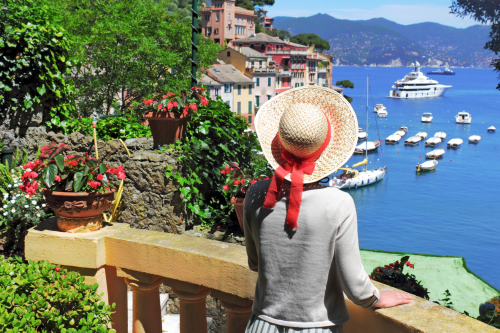 Portofino, Włochy; menu nawigacyjne, narzędzia osobiste z możliwością obowiązywania dodatkowych ograniczeń – zobacz szczegółowe informacje o